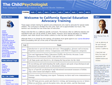 Tablet Screenshot of childpsychologist.com